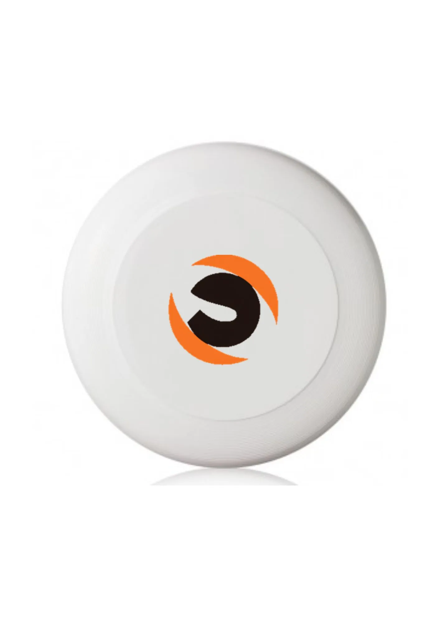 Frisbee blanco personalizado con el logo de Su Promoción