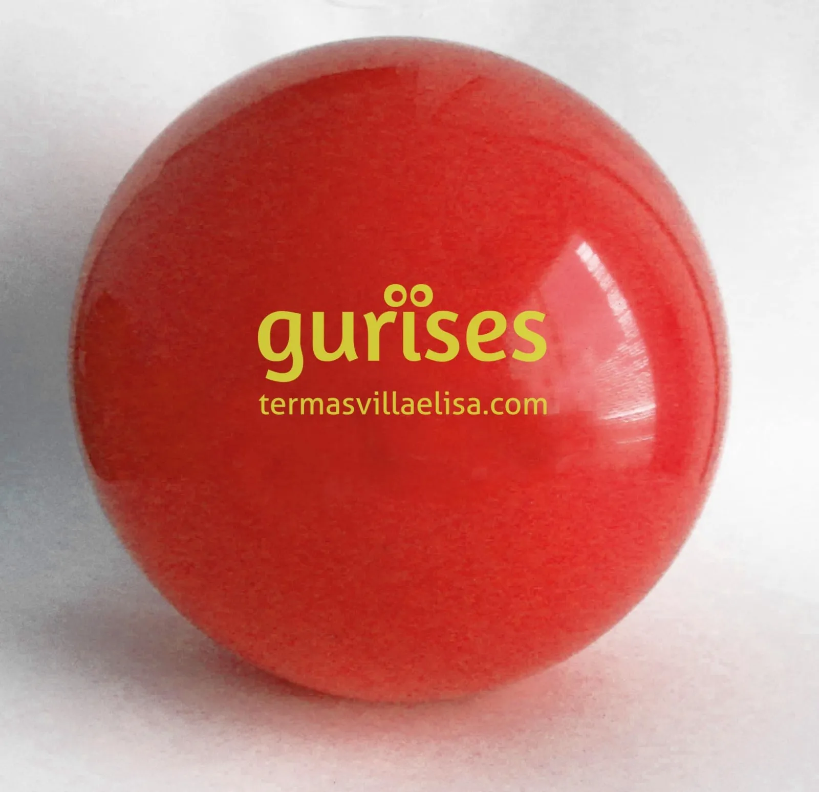 Pelota inflable roja personalizada